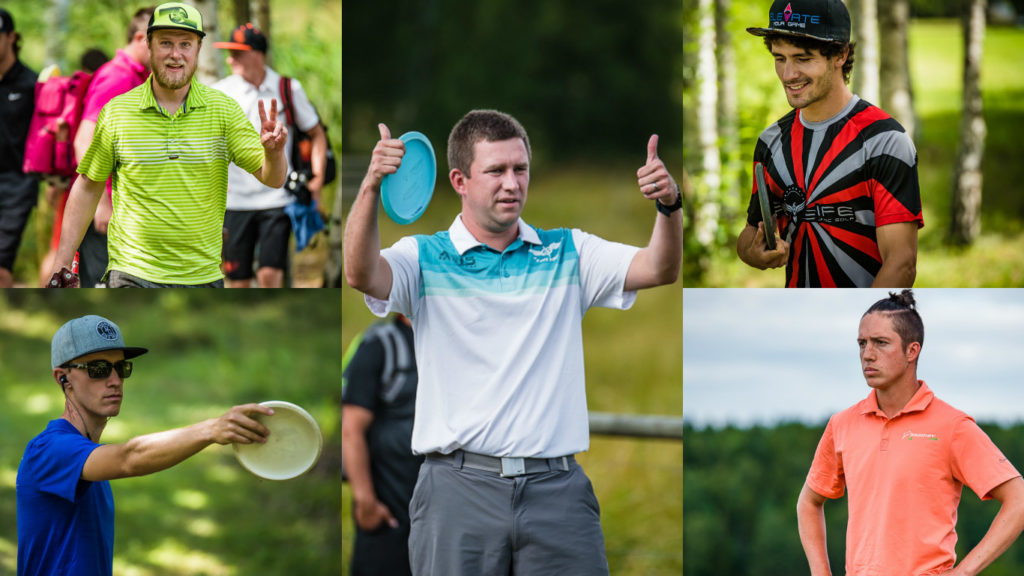 A look at five contenders who could make a run at the United States Disc Golf Championship title this week. Photos: Eino Ansio, Disc Golf World TOur