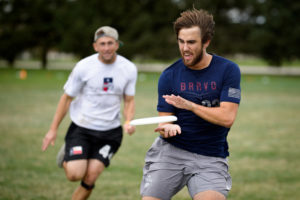 Johnny Bravo's Jimmy Mickle at the 2016 Club Championships. Photo: Paul Andris -- UltiPhotos.com